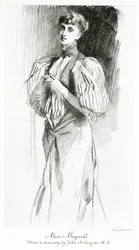 Alice Meynell, graviert von Emery Walker, ca. 1913